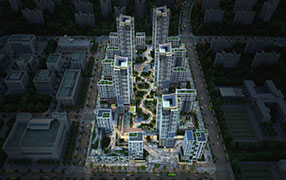 [Winner] Gyeongbukdocheong New Town (Phase 2) Special design for Apartment Competition(S-1BL)